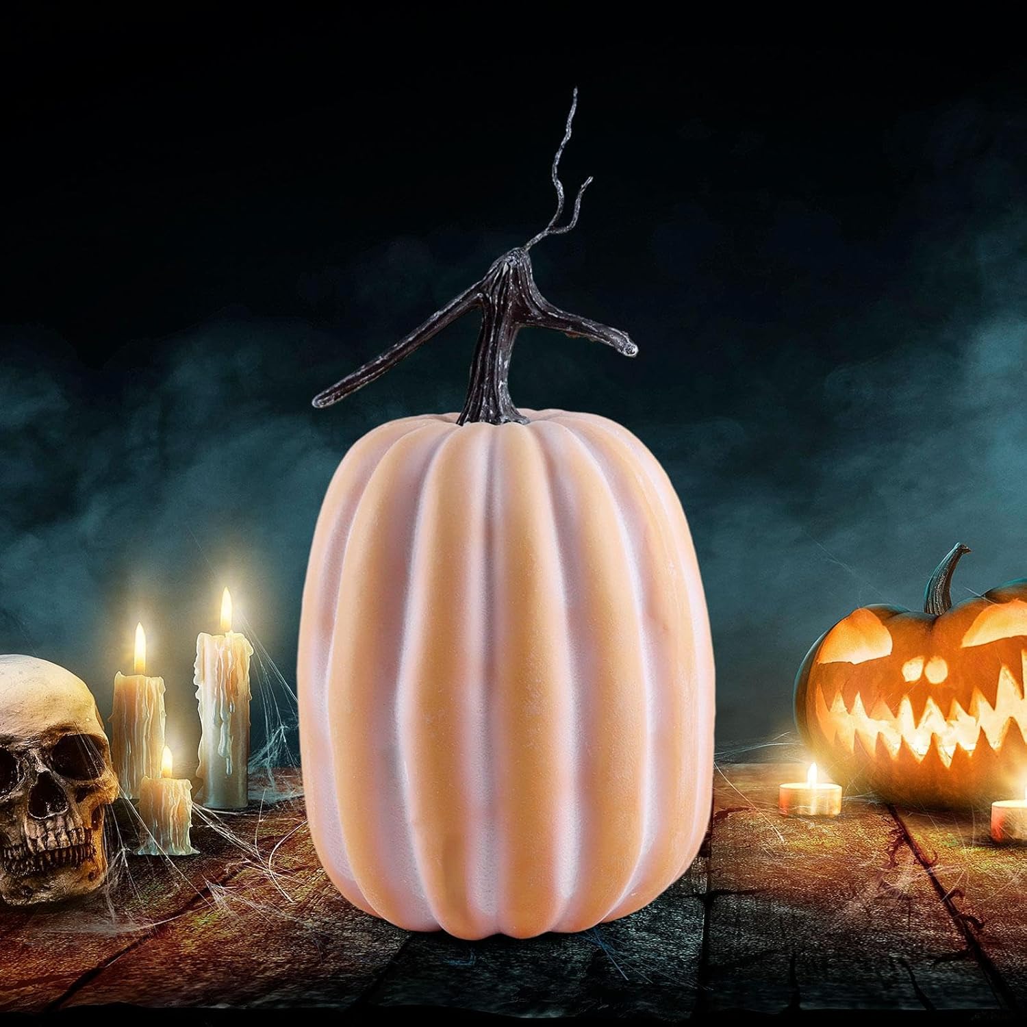 Realistic Artificial Pumpkin for Halloween Decor