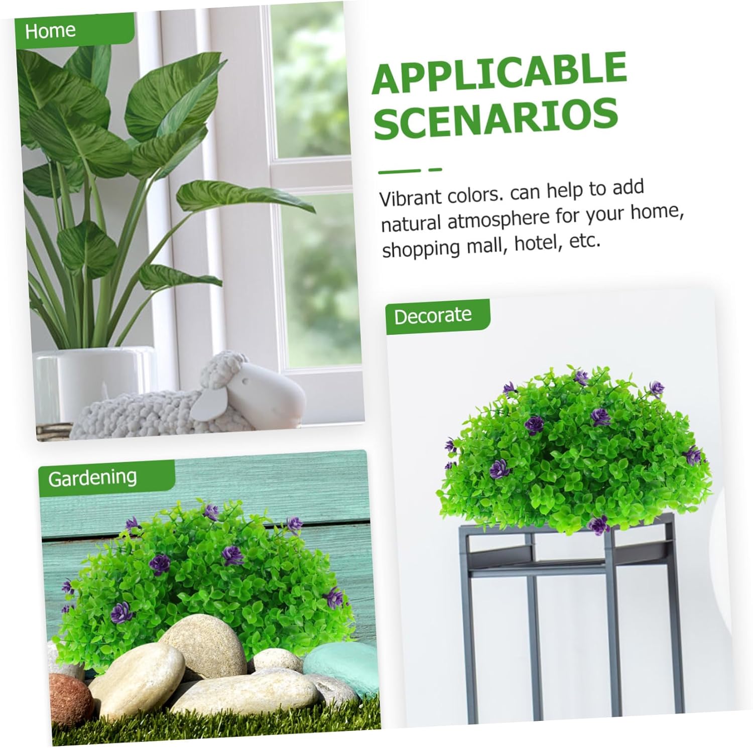 Garden Decorative Grass Balls Artificial Topiary Plants