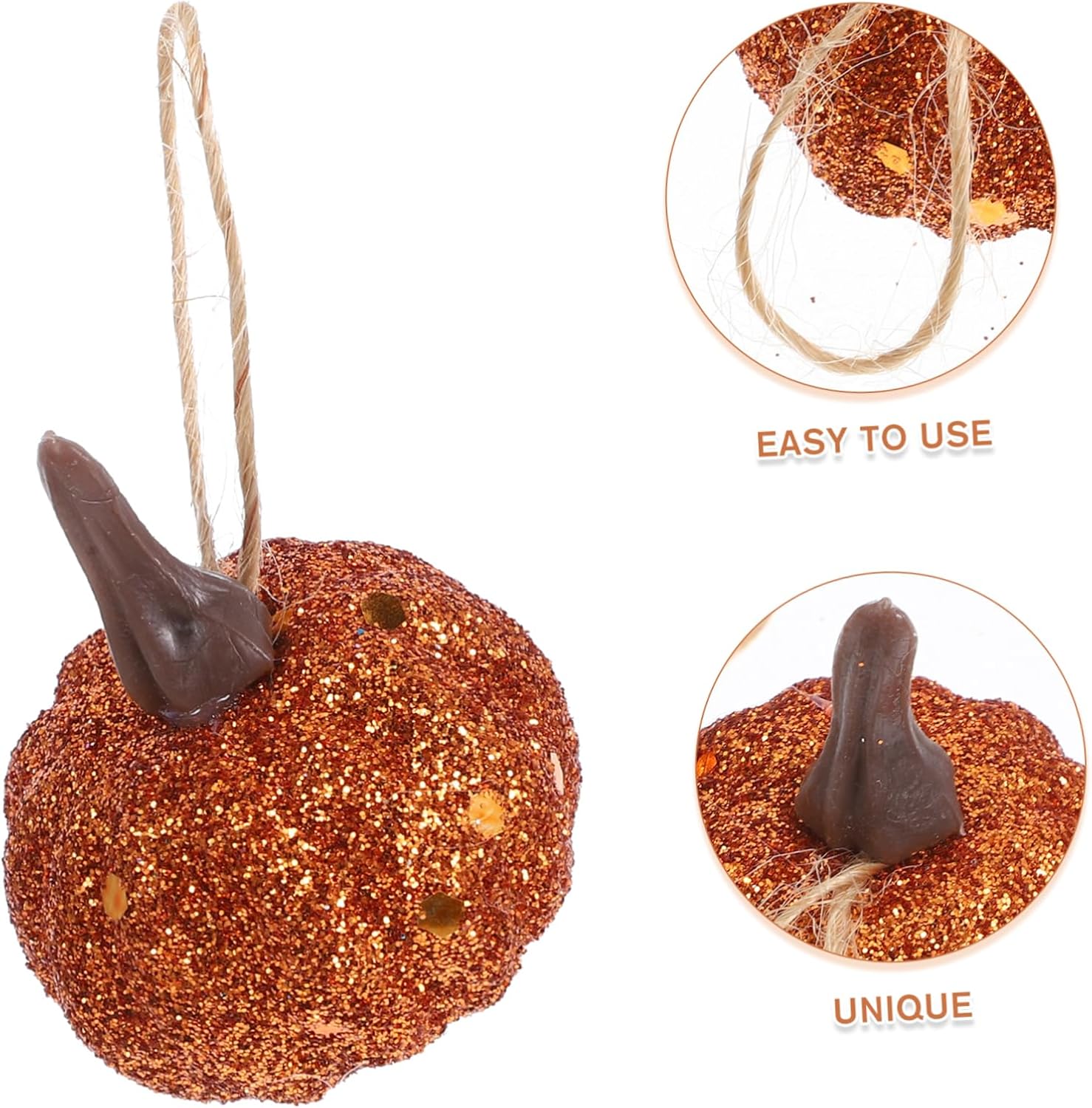 IMIKEYA 12pcs Realistic Foam Pumpkins Halloween Decorative Props