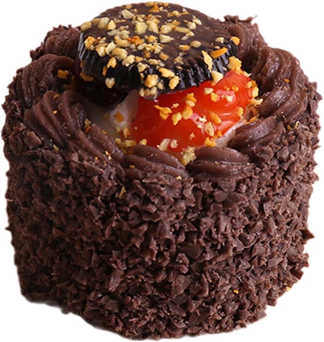 Realistic Artificial Chocolate Cake Model for Display and Photography