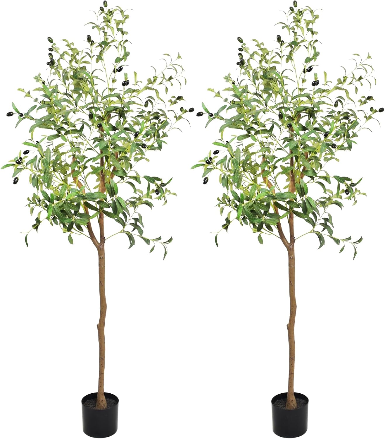 ANTING 5FT Artificial Olive Tree 2 Pack