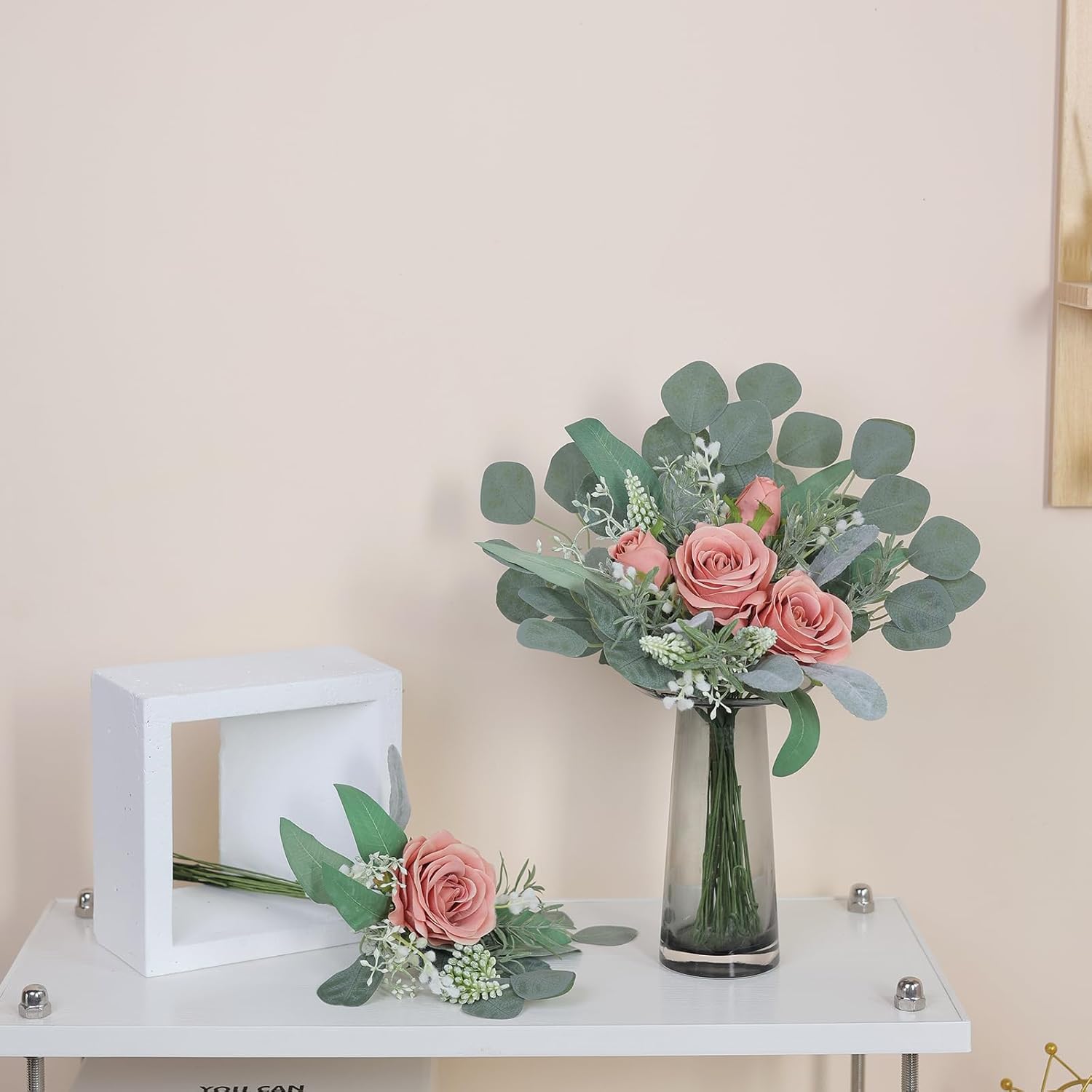 YXZZWL Artificial Greenery Stem Set 65 Pcs for Wedding DIY