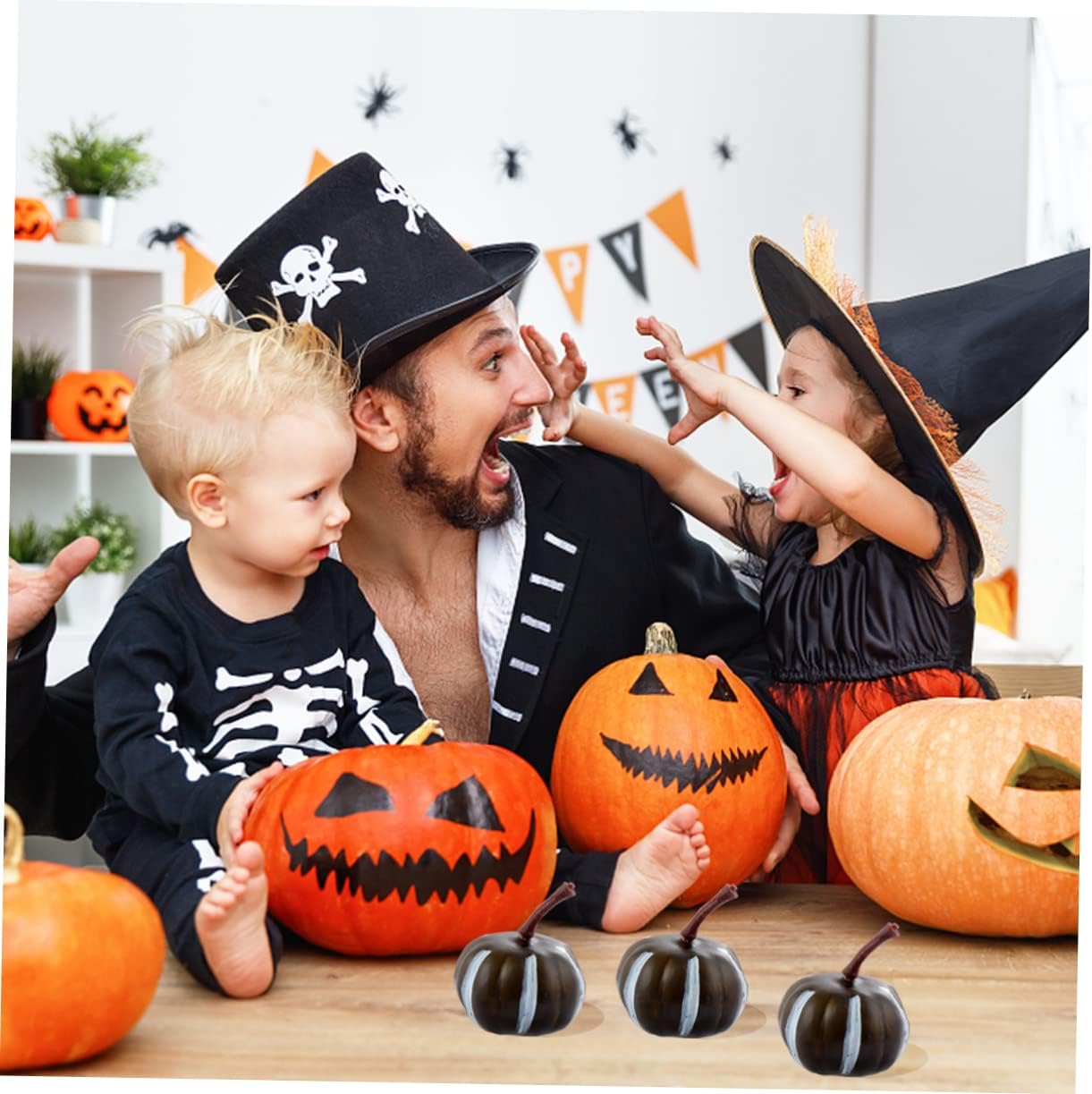 20pc Halloween Fake Carvable Mini Pumpkins for Decor