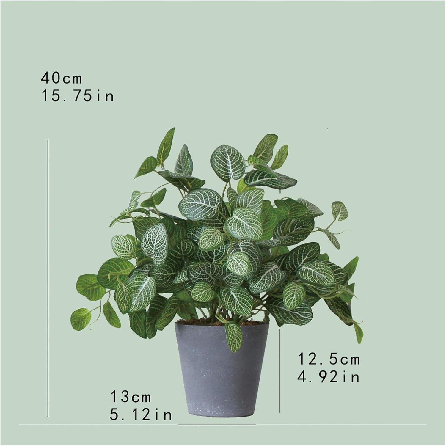 Artificial Bonsai Tree 157 Inch Tall Green Reticulated Leaf Plant