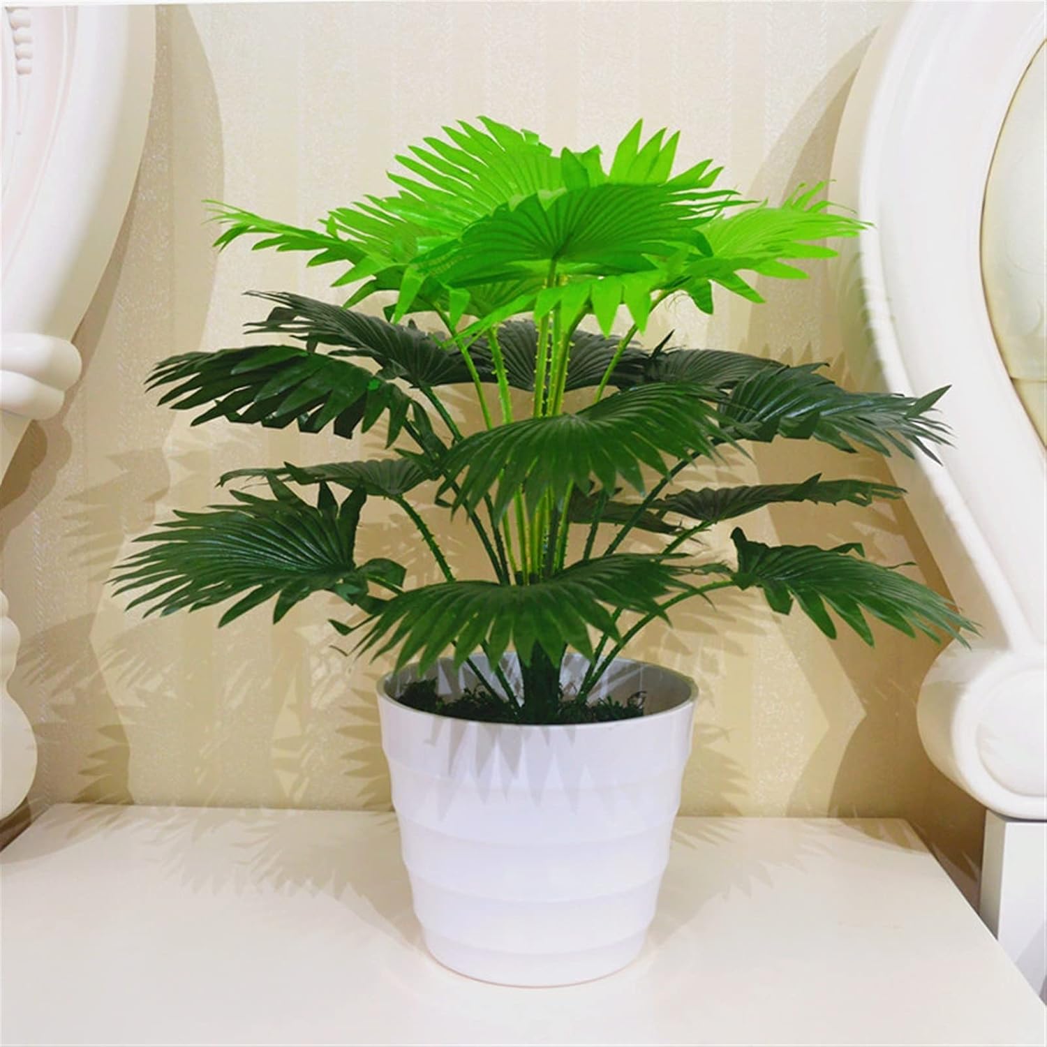 Artificial Green Potted Plant 177 Inch Faux Tree Decor