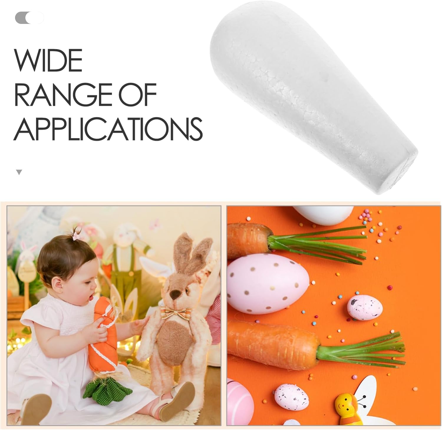SEWOART Foam Carrots for Easter Crafts and Home Decor