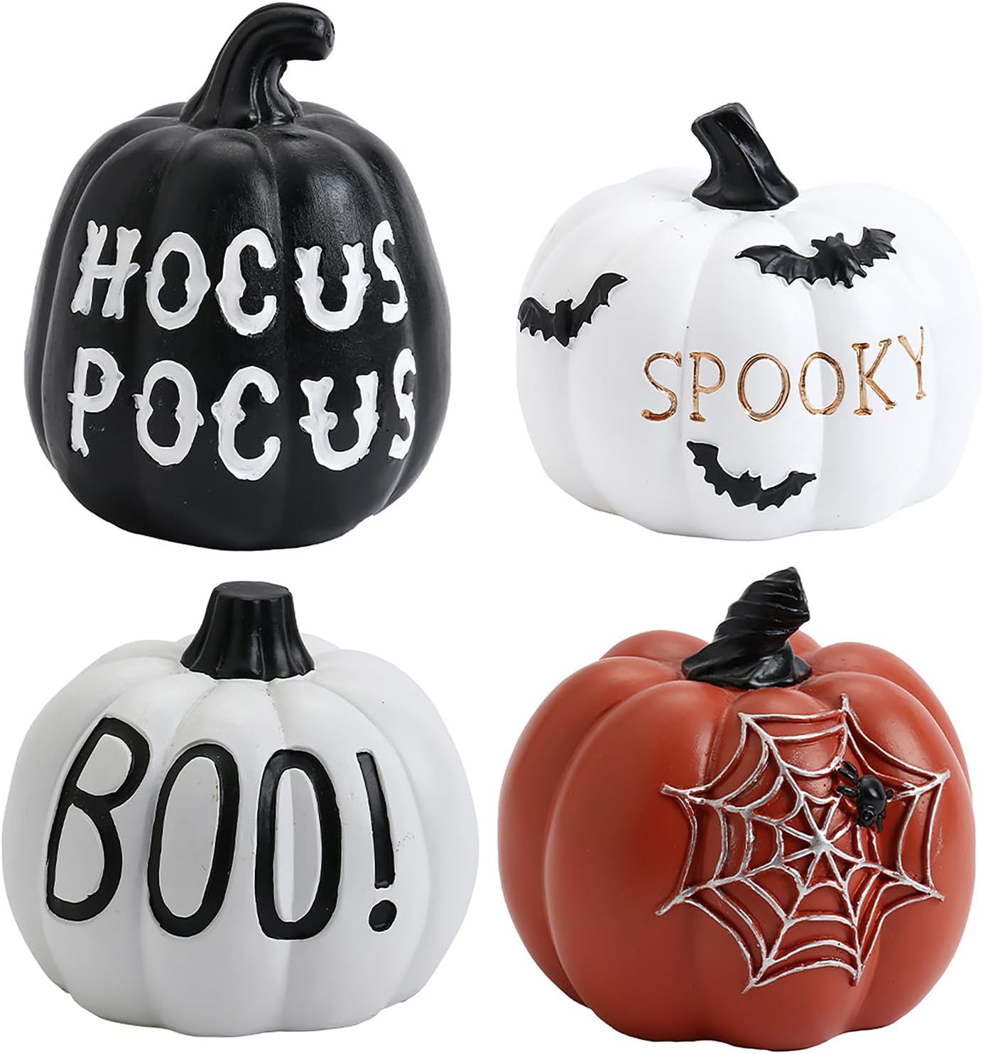 Belupai Halloween Pumpkin Ornaments Set