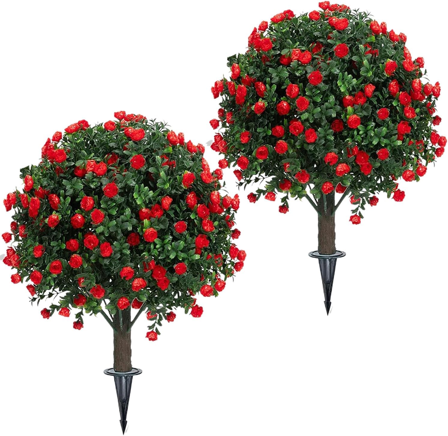 KBGYTX 271 Inch Lavender Artificial Topiary Ball Plants 2 Pack
