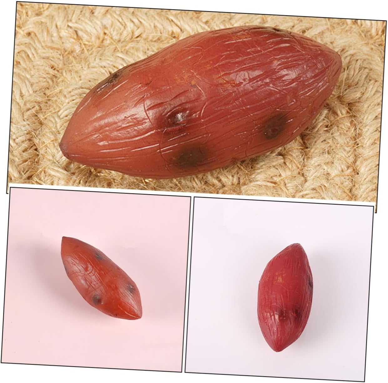 Sosoport 5pcs Realistic Artificial Sweet Potato Decorations