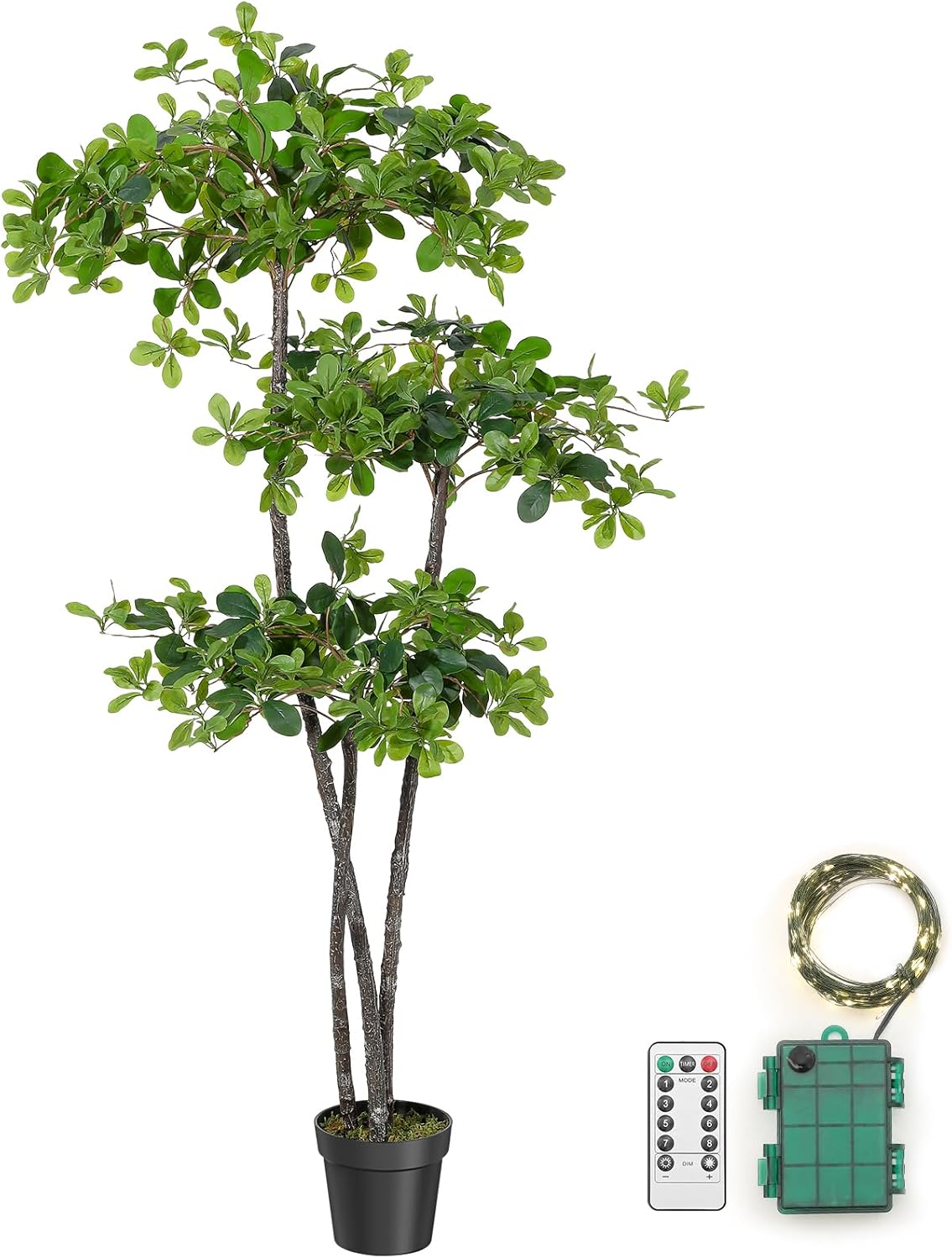 GarveeHome Artificial Black Olive Tree with LED Lights