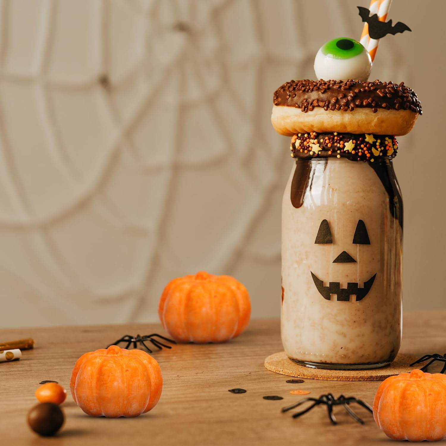 Cabilock Artificial Pumpkins 20Pcs Fall Decor Set