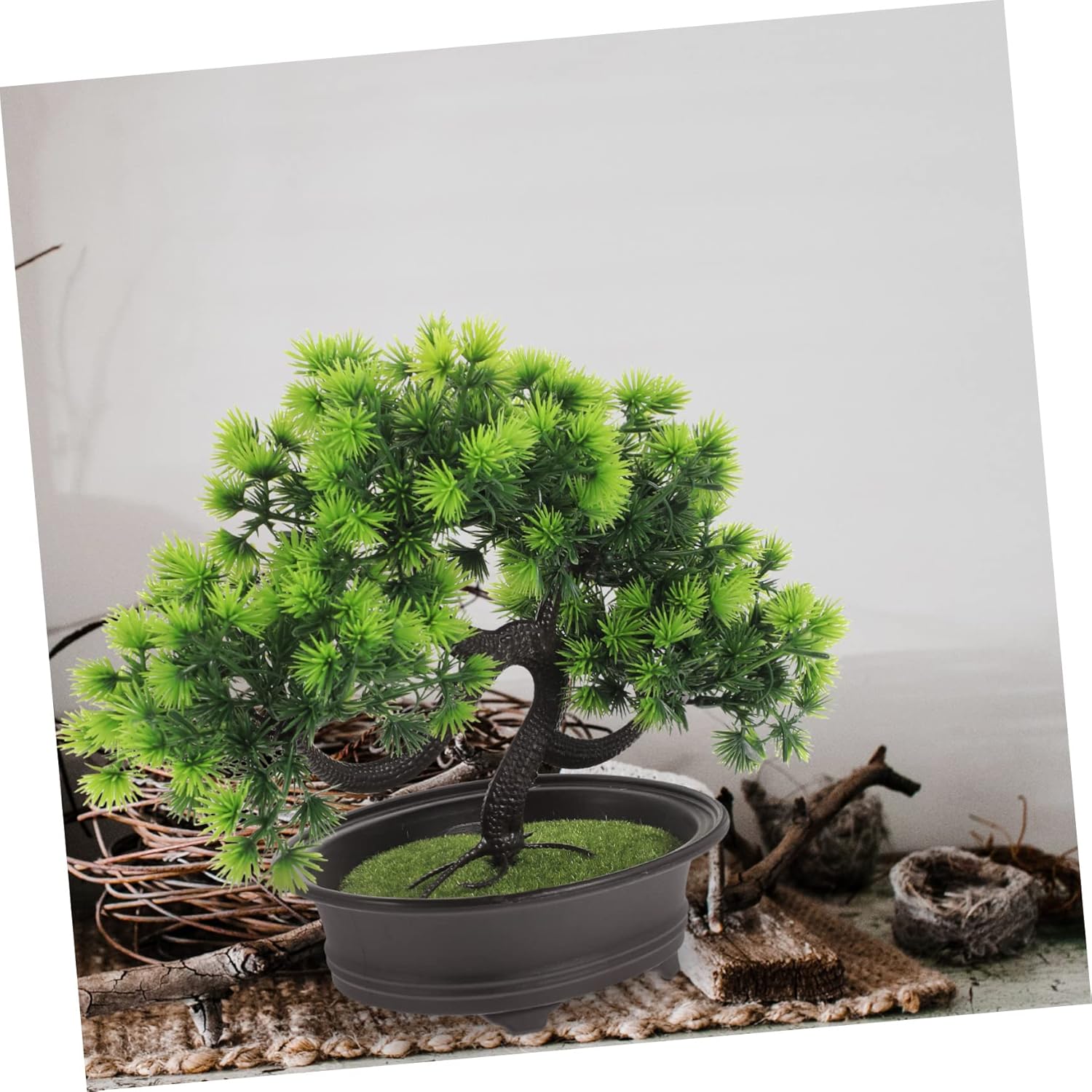 3pcs Welcome Pine Artificial Bonsai Trees with Planters