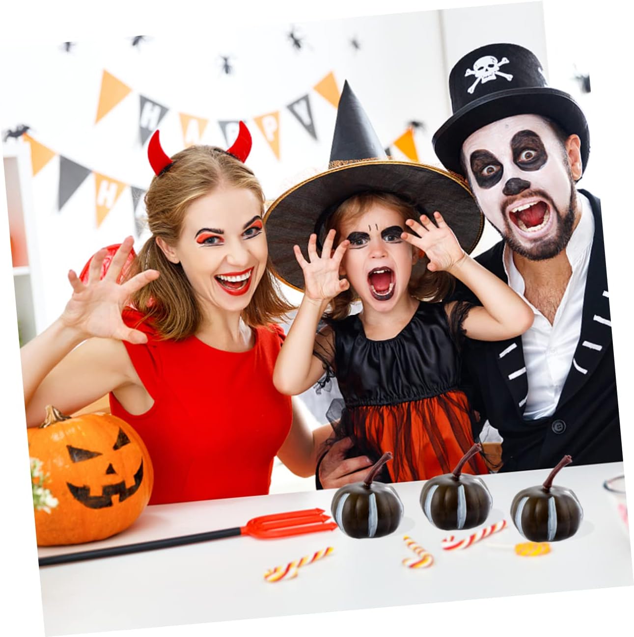 20pc Halloween Fake Carvable Mini Pumpkins for Decor