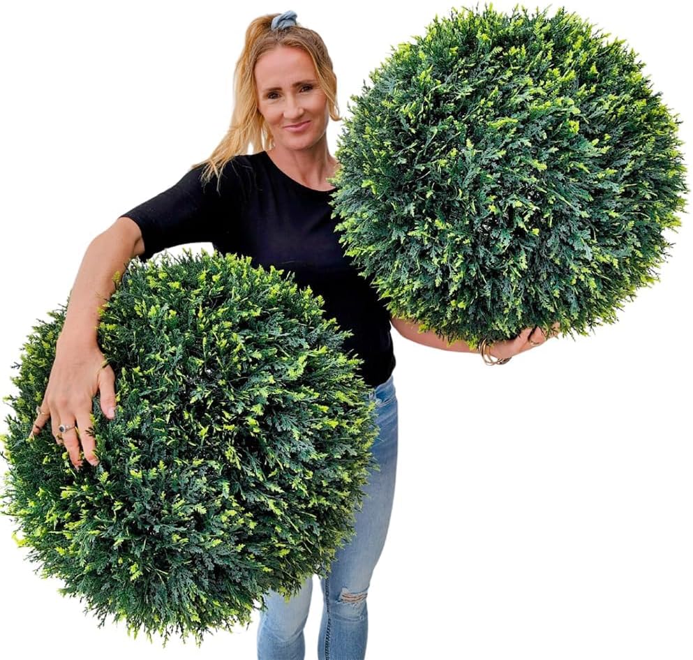 365 Curb Appeal 23 XL Topiary Balls Set of 2