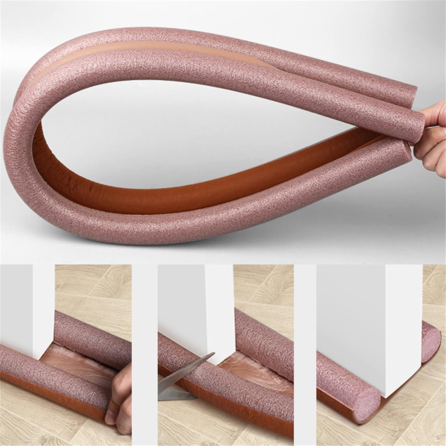 Large Door Draft Stopper 36 Inch Adjustable Gap Filler