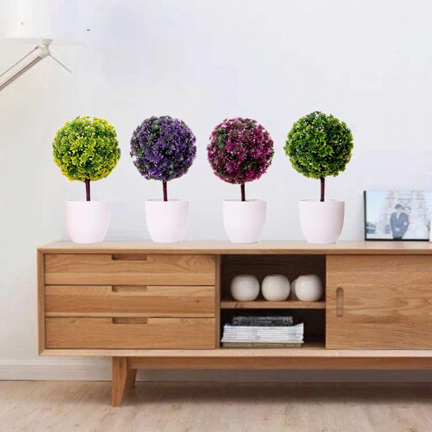 Artificial Topiary Potted Plants for Home Decor