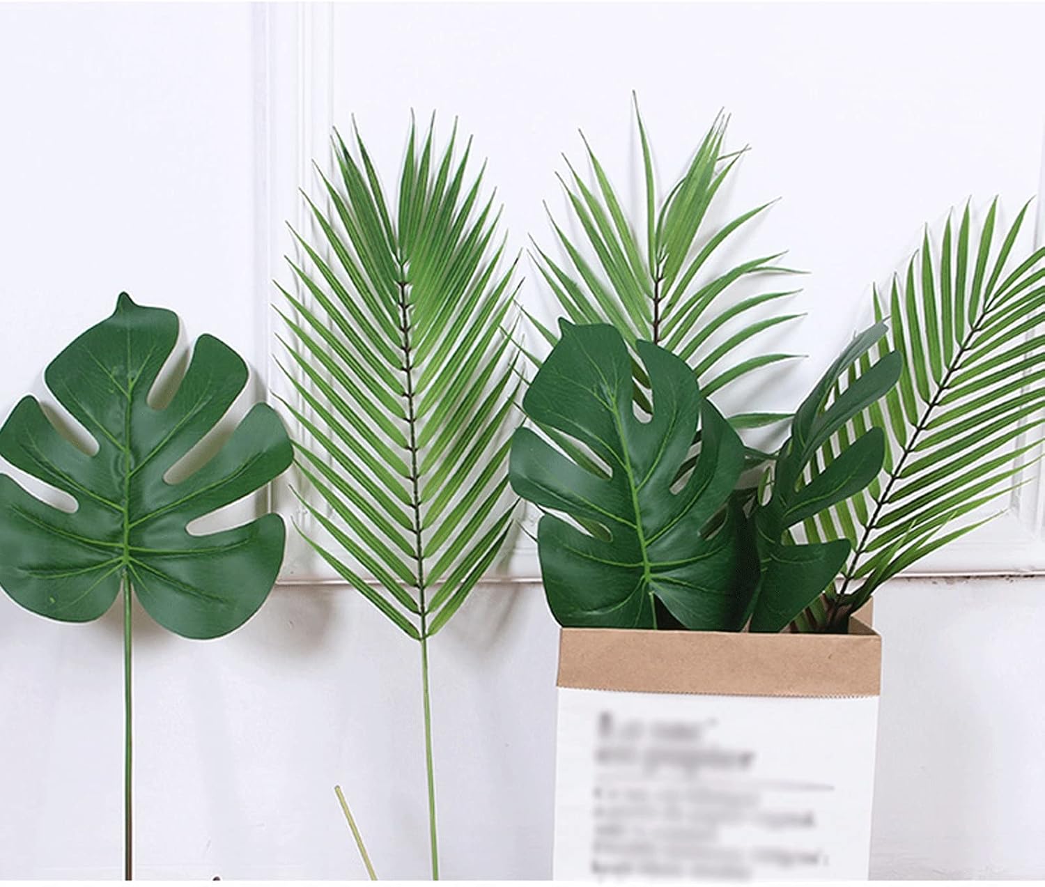 Artificial Bonsai Tree 23 Inch Artificial Monstera Plant with Realistic Leaves