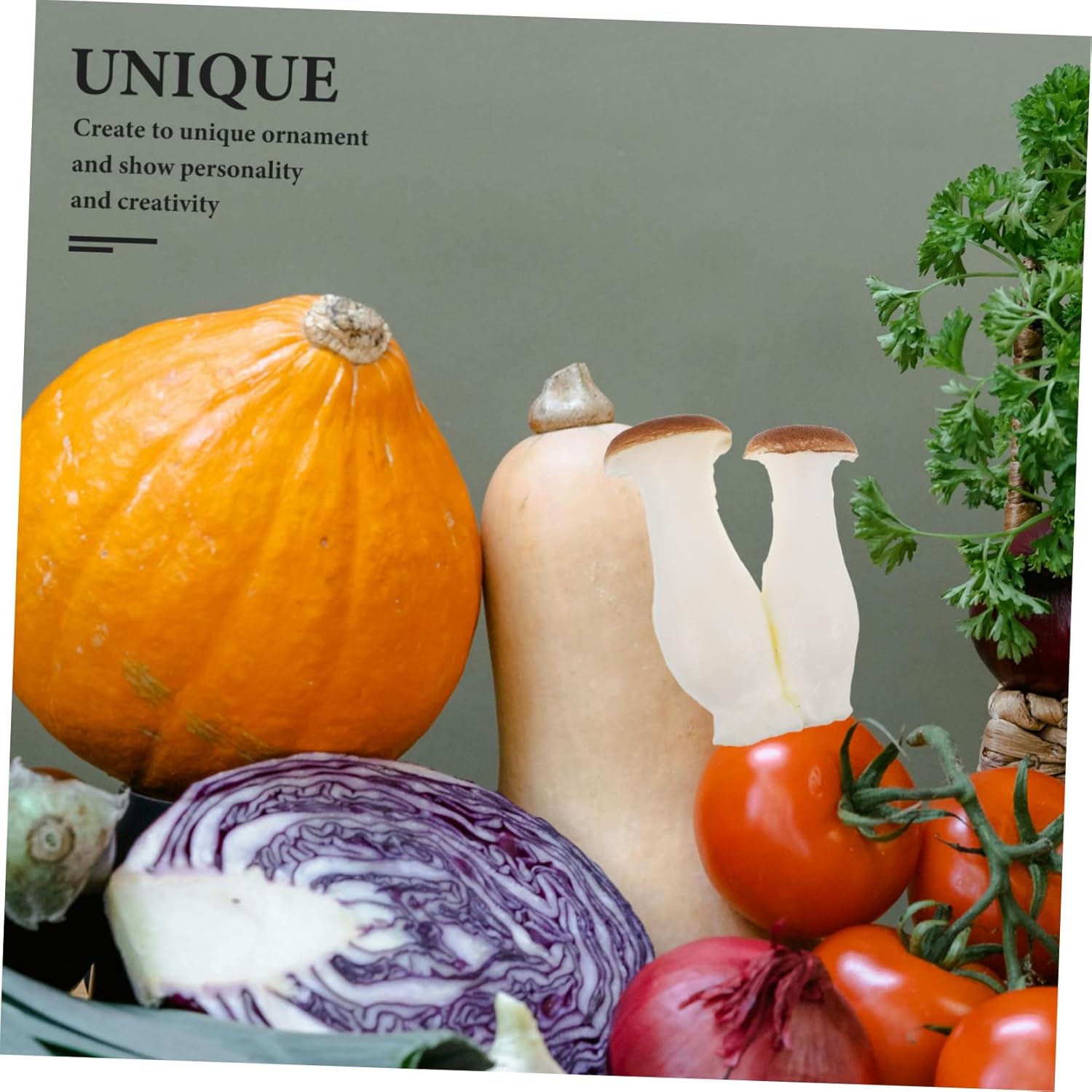 MAGICLULU Realistic Mushroom Model Home Decor