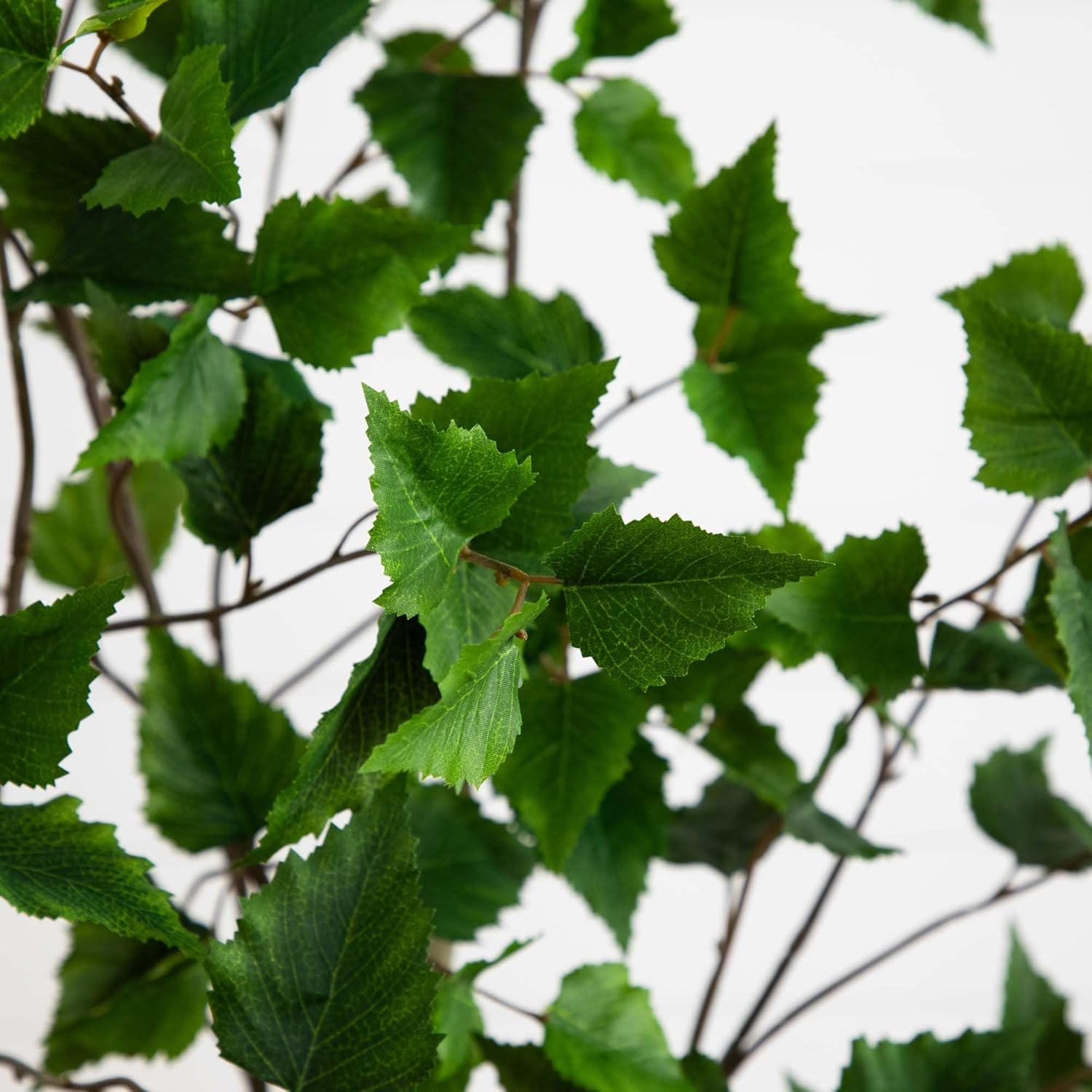 Nearly Natural 6ft Artificial Birch Tree with Real Touch Leaves