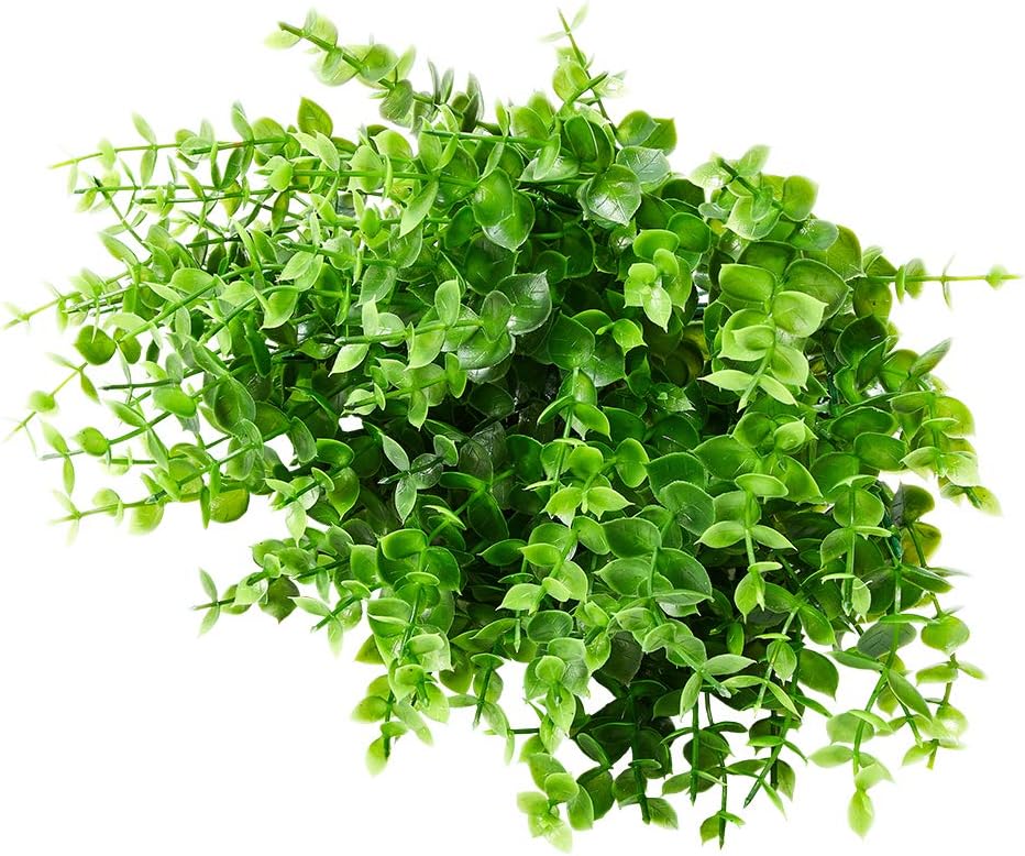 8 Bundles UV Resistant Artificial Boxwood Plants