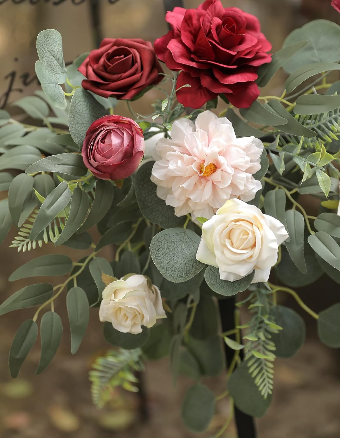 YYHUAWU Artificial Flowers Set for DIY Decorations
