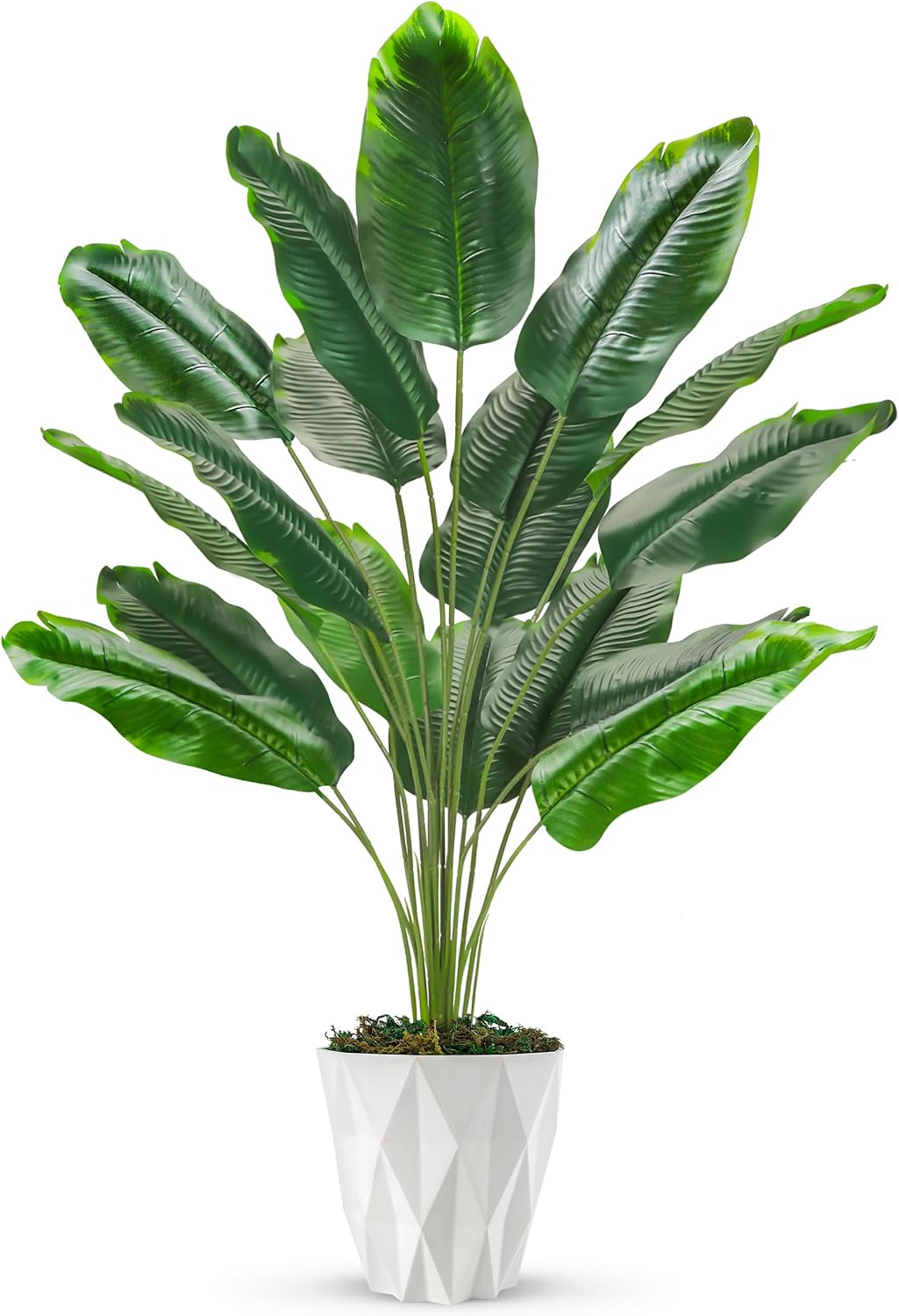 Der Rose 28 Inch Artificial Banana Tree with Pot