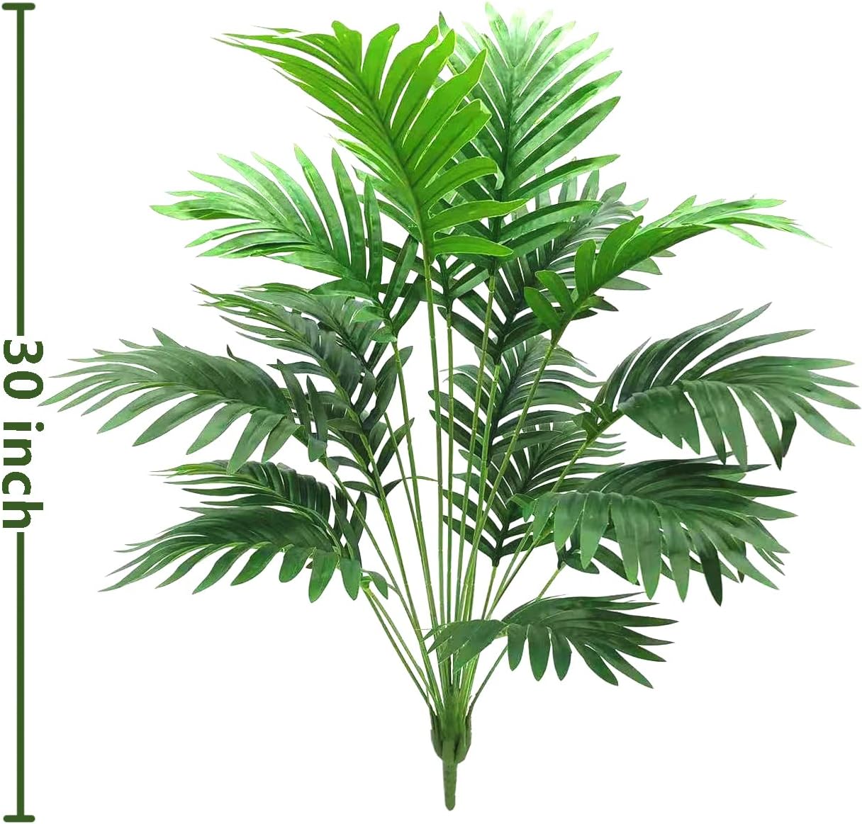 Beebel 30 Artificial Palm Leaves Greenery Bush