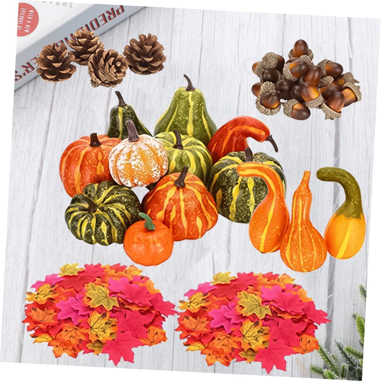 STOBAZA 141pcs Fall Halloween Decor Set