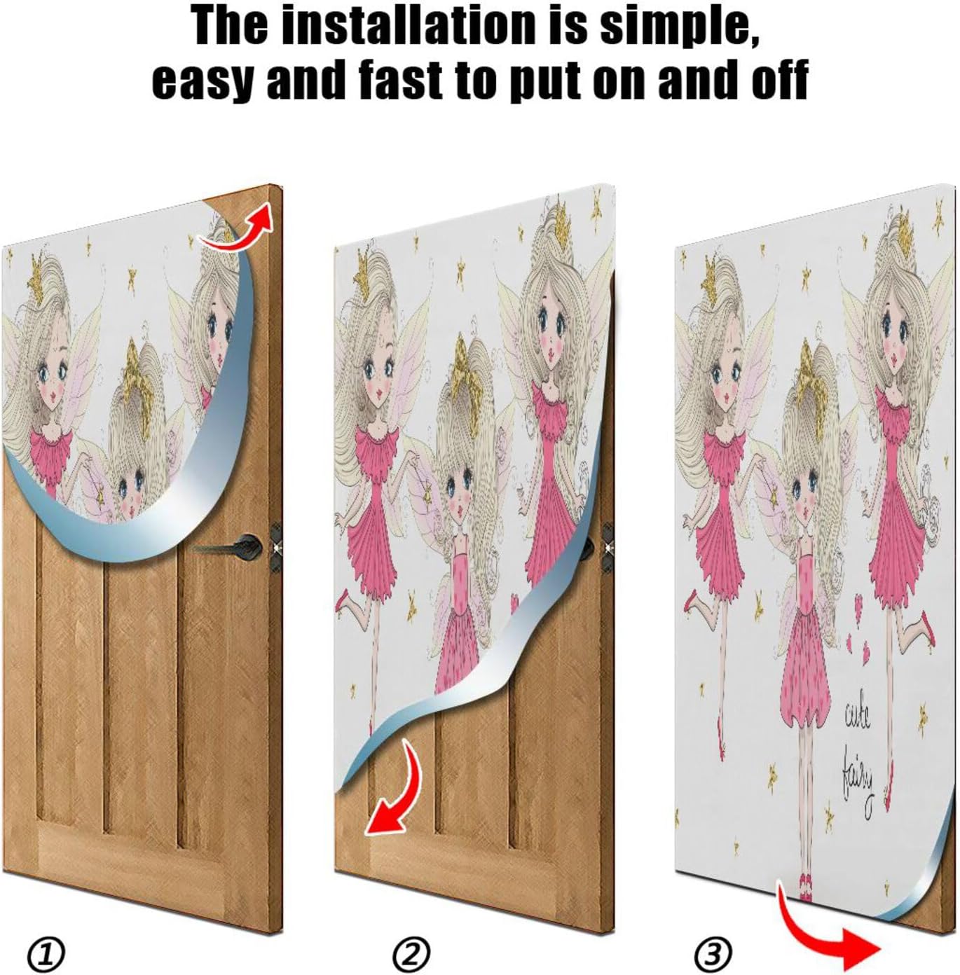 Susiyo Angel Girl Halloween Door Cover