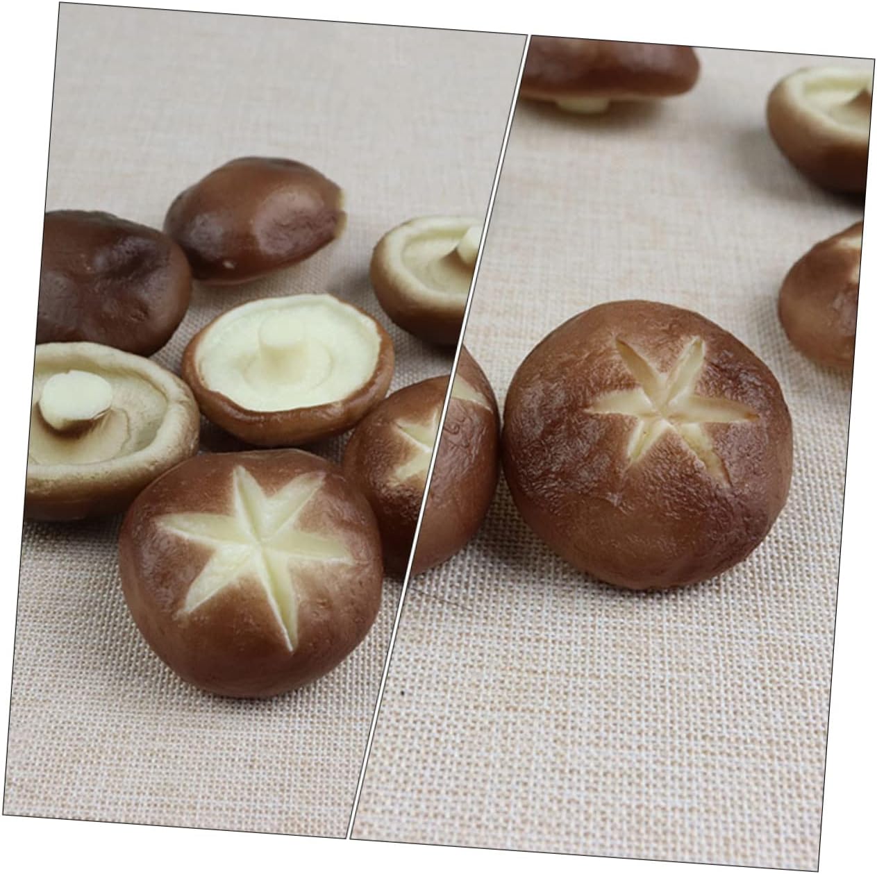 Amosfun 6pcs Decorative Simulated Mushroom Models