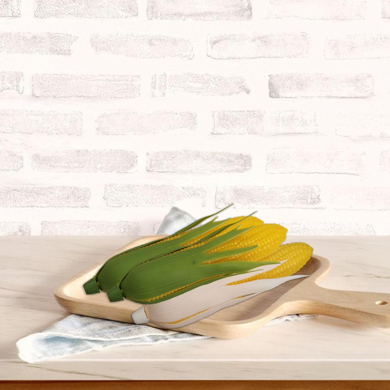 6Pcs Artificial Corn for Thanksgiving Display and Photo Props