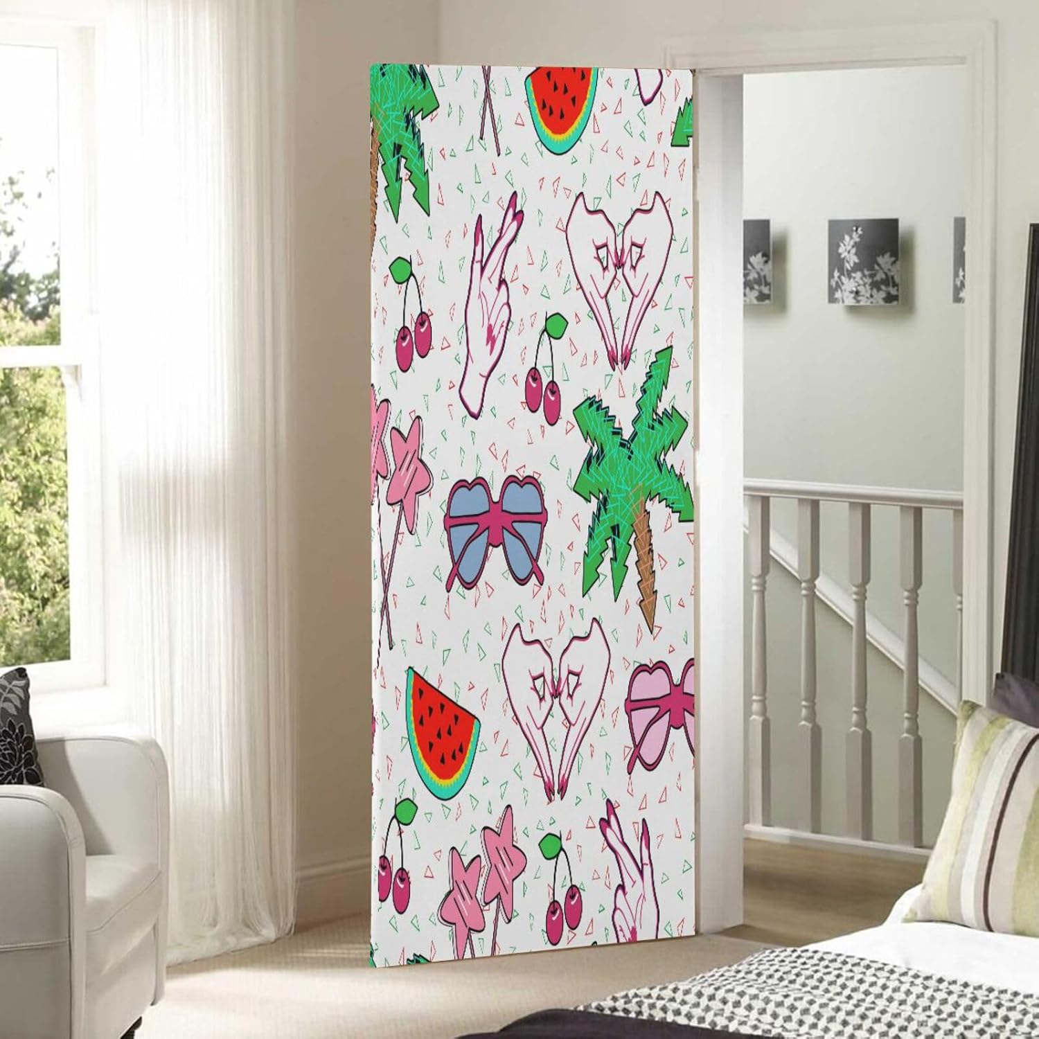 Susiyo Stretchy Door Cover for Festive Home Decor
