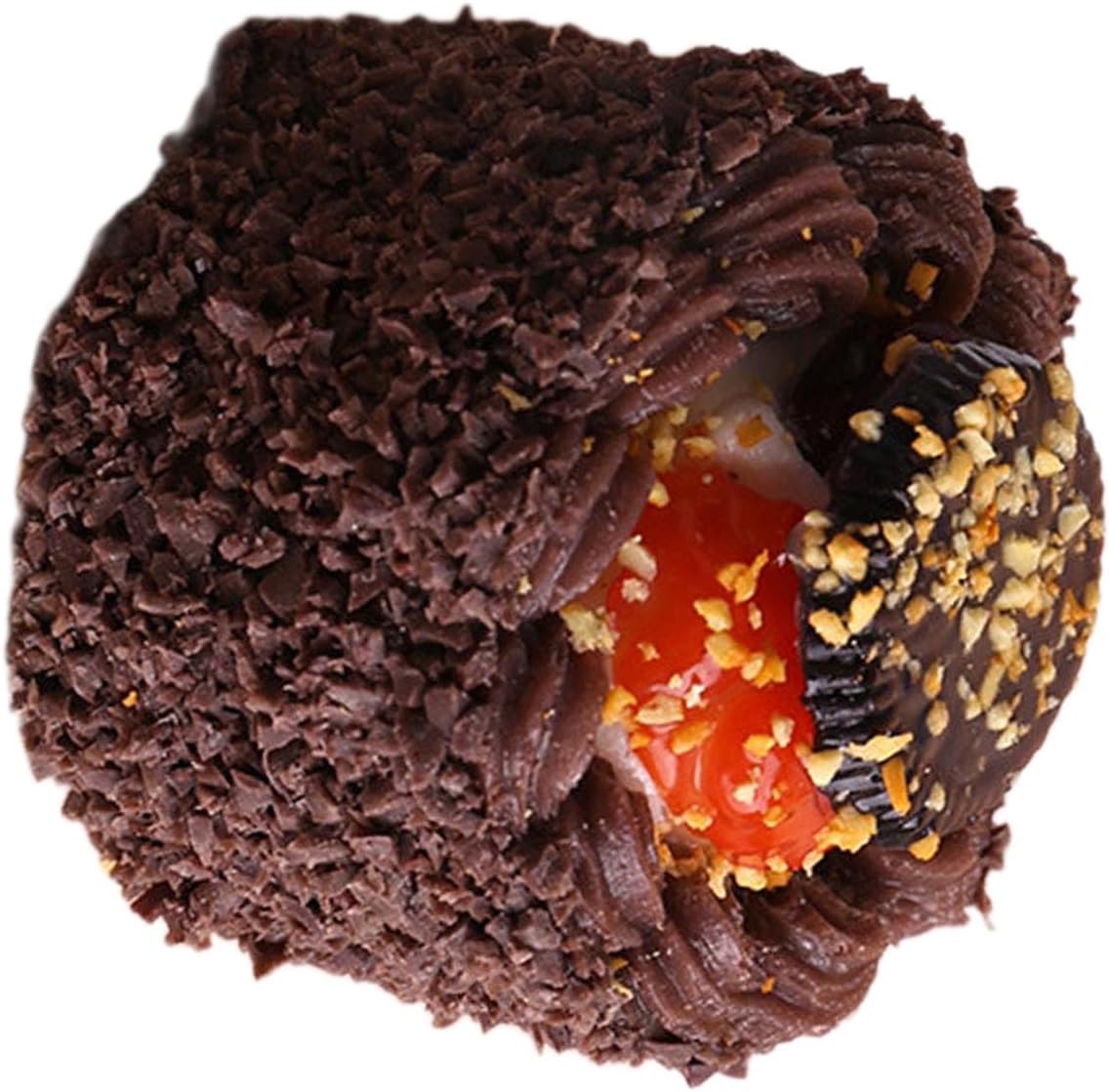 Realistic Artificial Chocolate Cake Model for Display and Photography