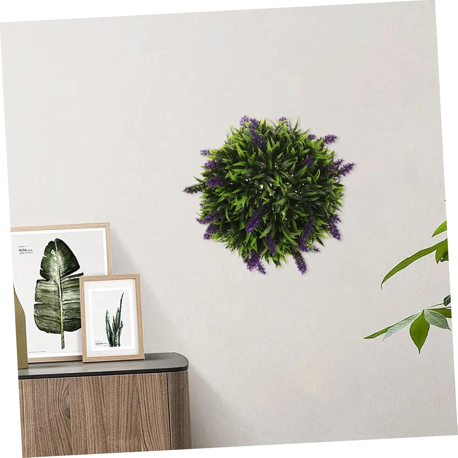 Wakauto Artificial Lavender Topiary Decor Ball