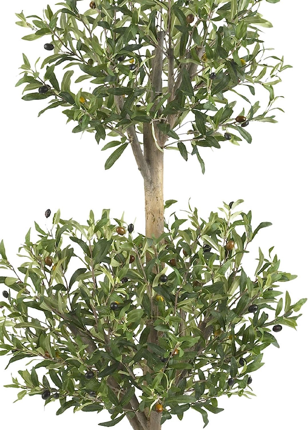 Nearly Natural 5309 Olive Double Topiary Silk Tree 45 Feet Green