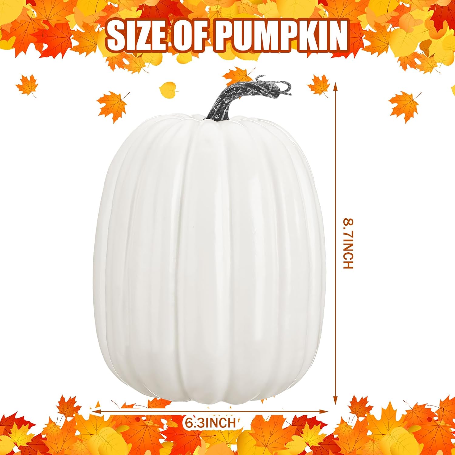 Dandat Jumbo Foam Pumpkin for Halloween Decor
