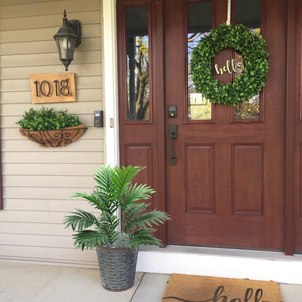 Beebel 30 Artificial Palm Leaves Greenery Bush