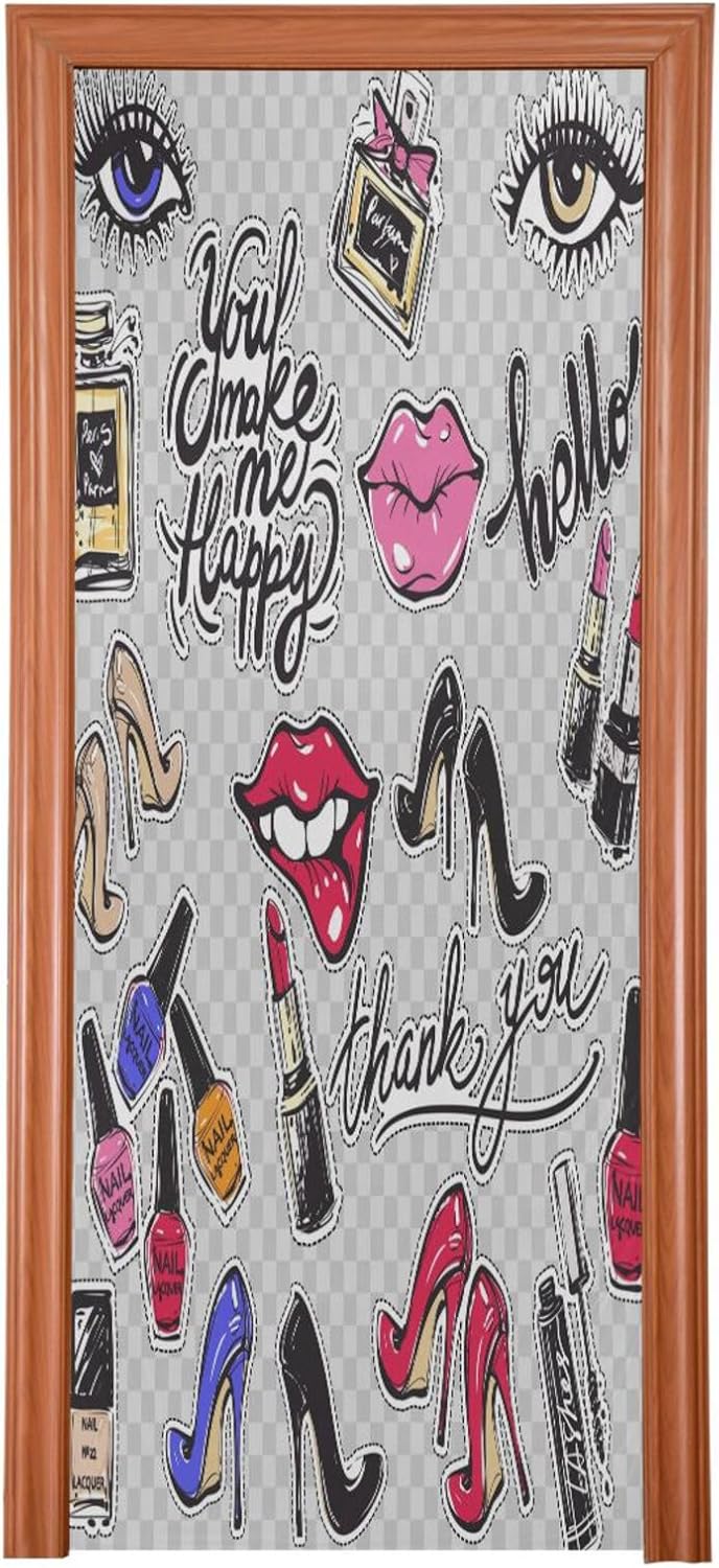Susiyo Halloween Door Cover with Stretch Fabric