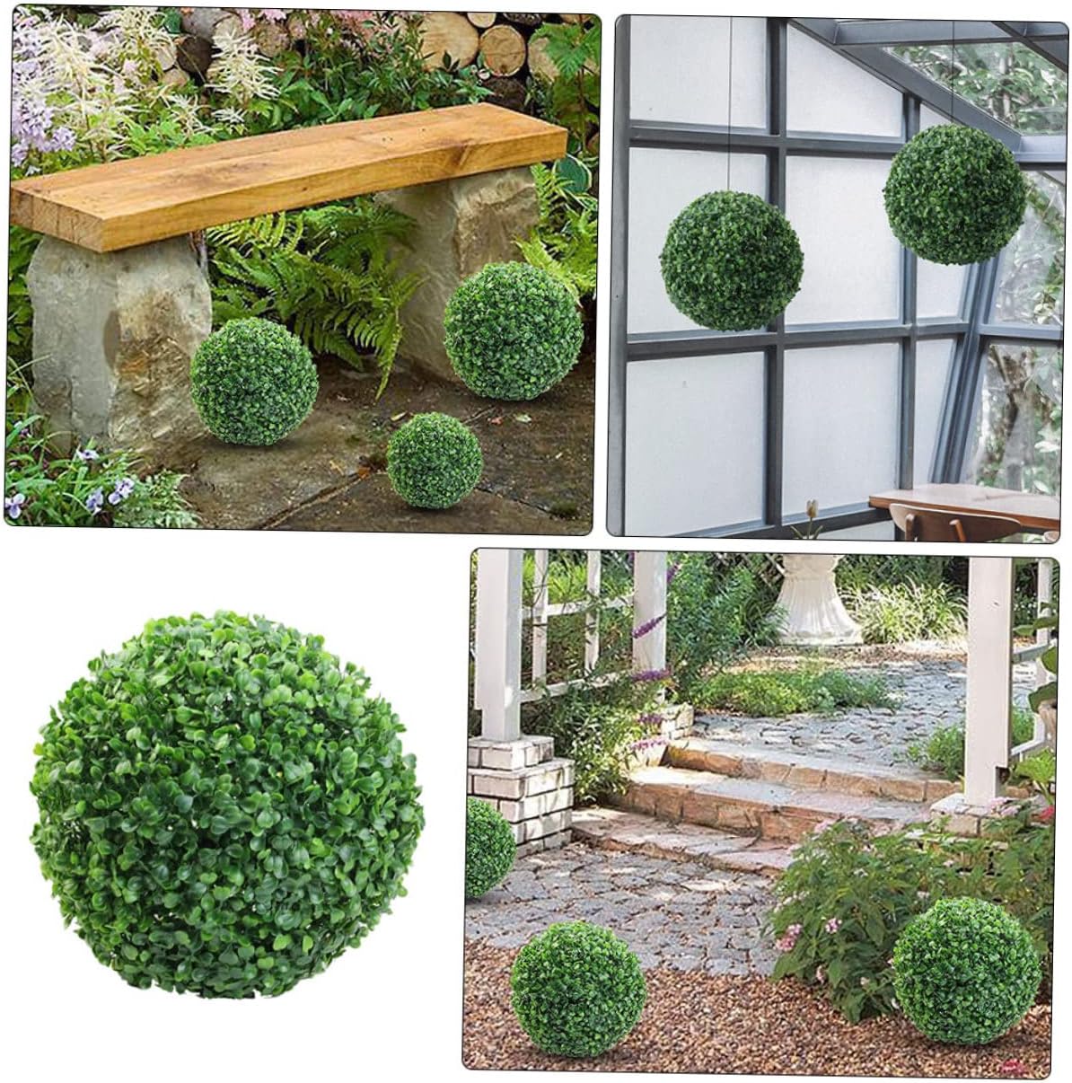 Artificial Topiary Balls for Indoor Outdoor Decor