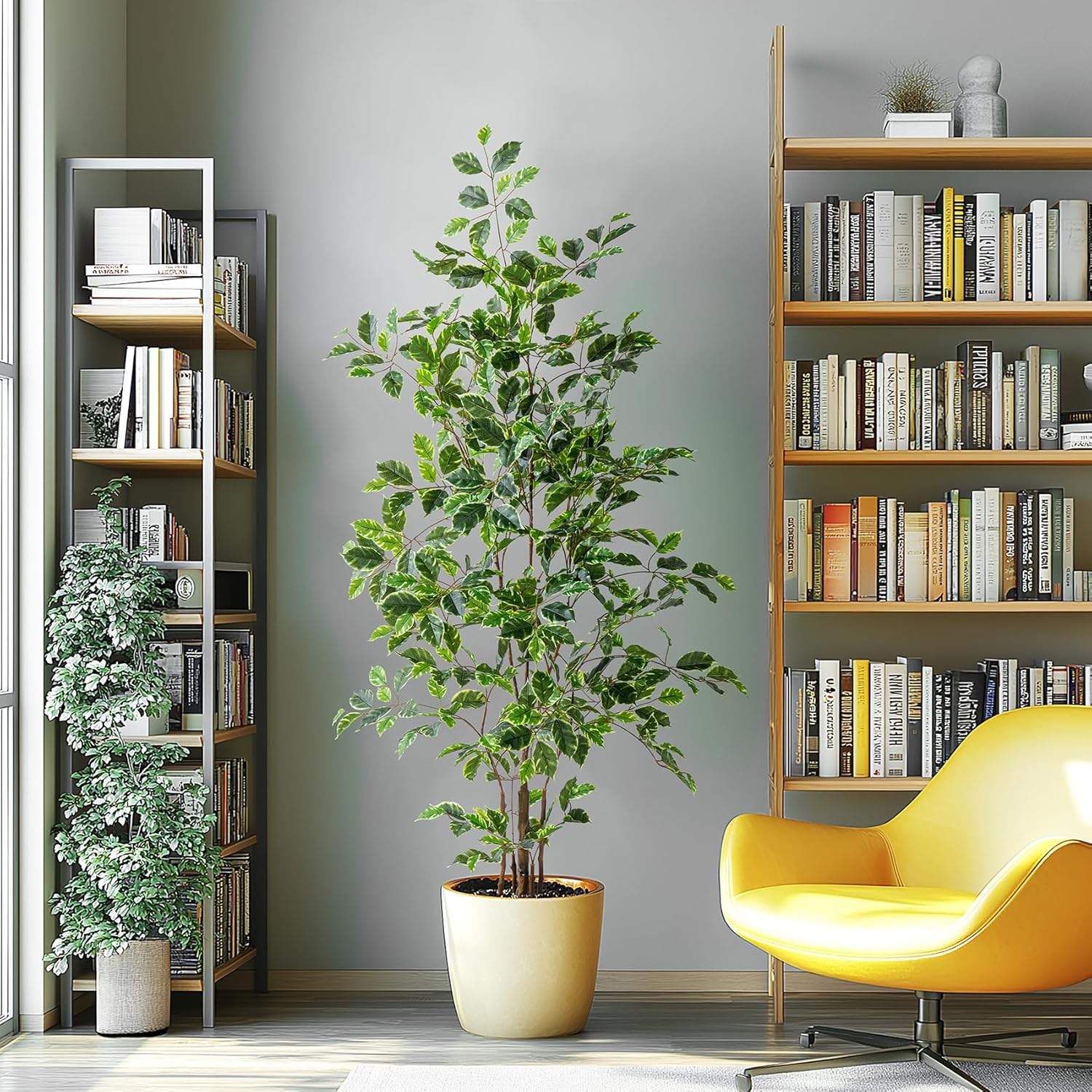 Bailikang Artificial Ficus Tree 5FT Indoor Decor