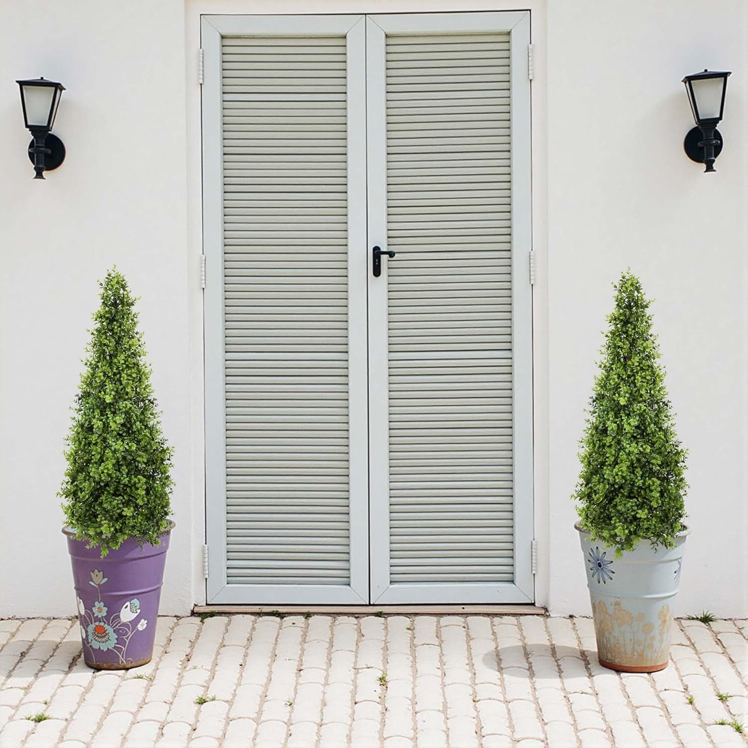 3FT Artificial Boxwood Topiary Tree 2 Pack