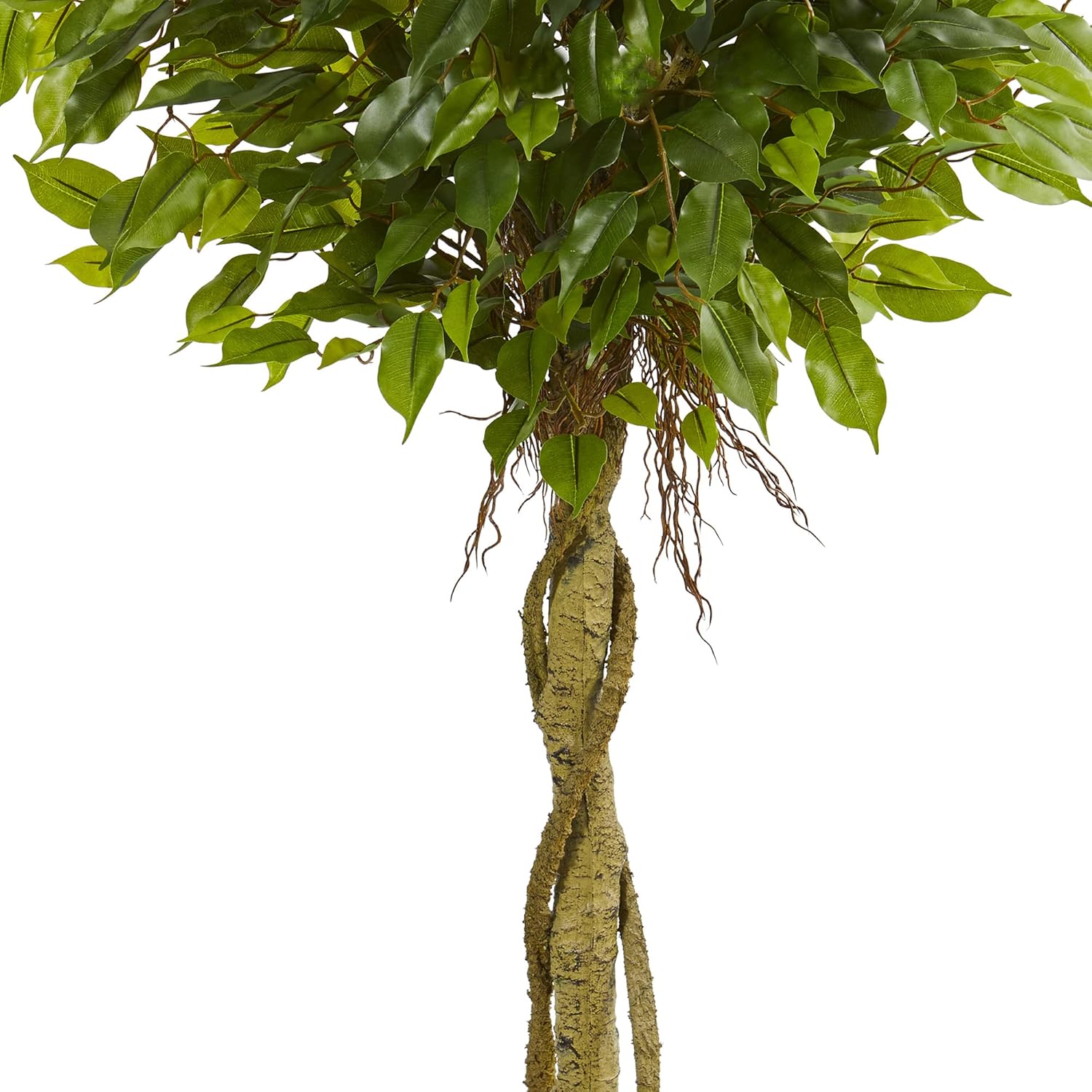 Nearly Natural 4ft Ficus Artificial Topiary Tree