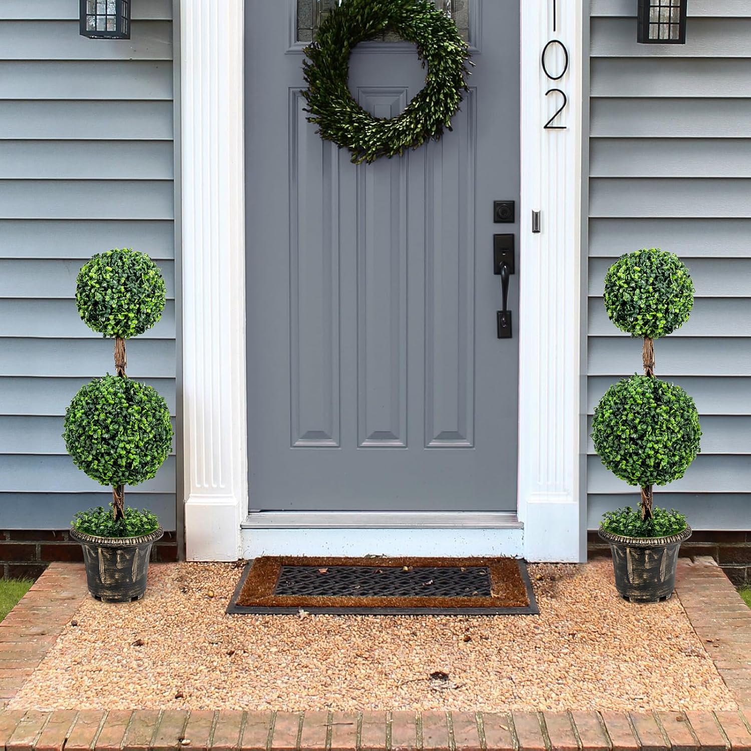 Safeplus 3ft Artificial Boxwood Topiary Tree