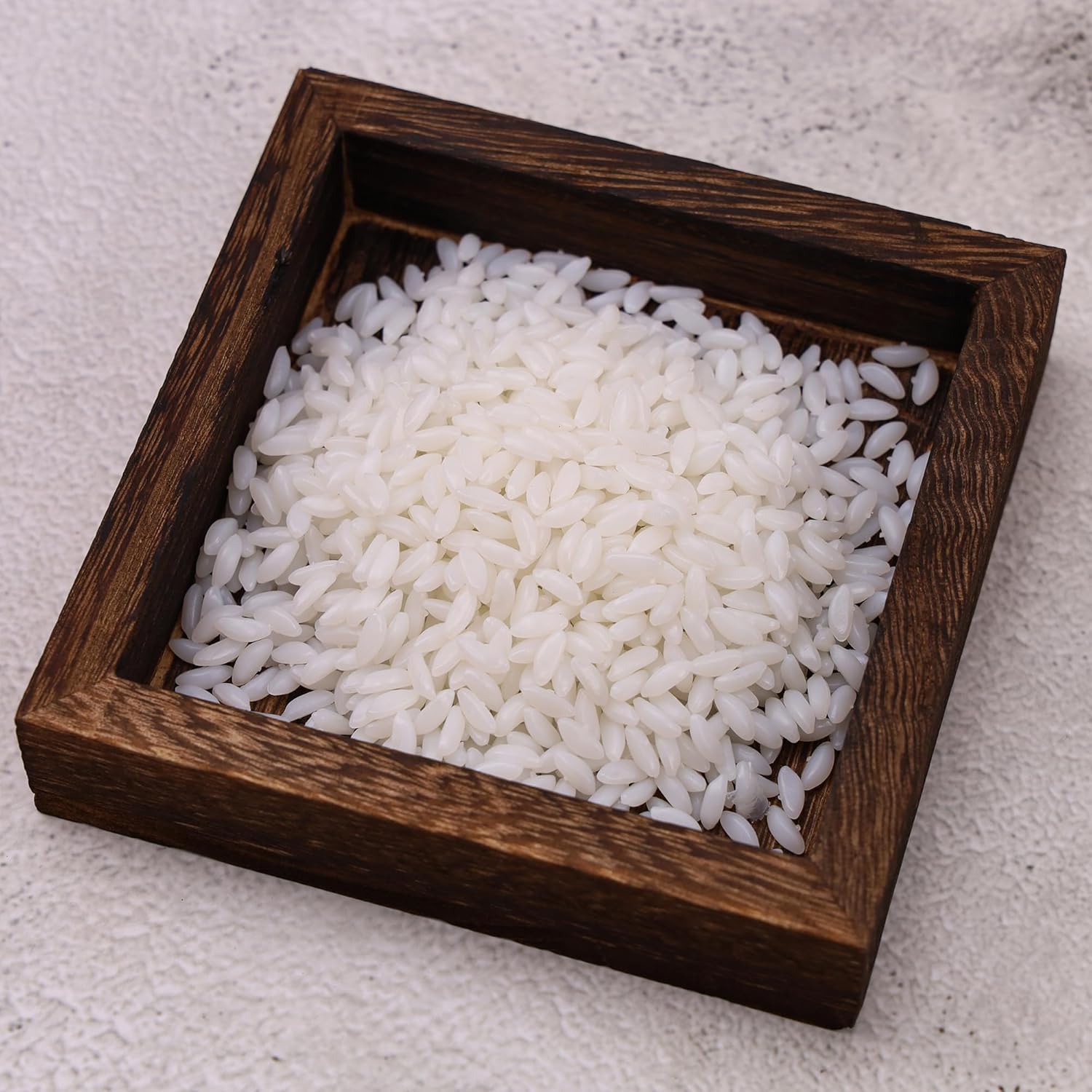 100g Artificial White Rice Realistic Decoration Model