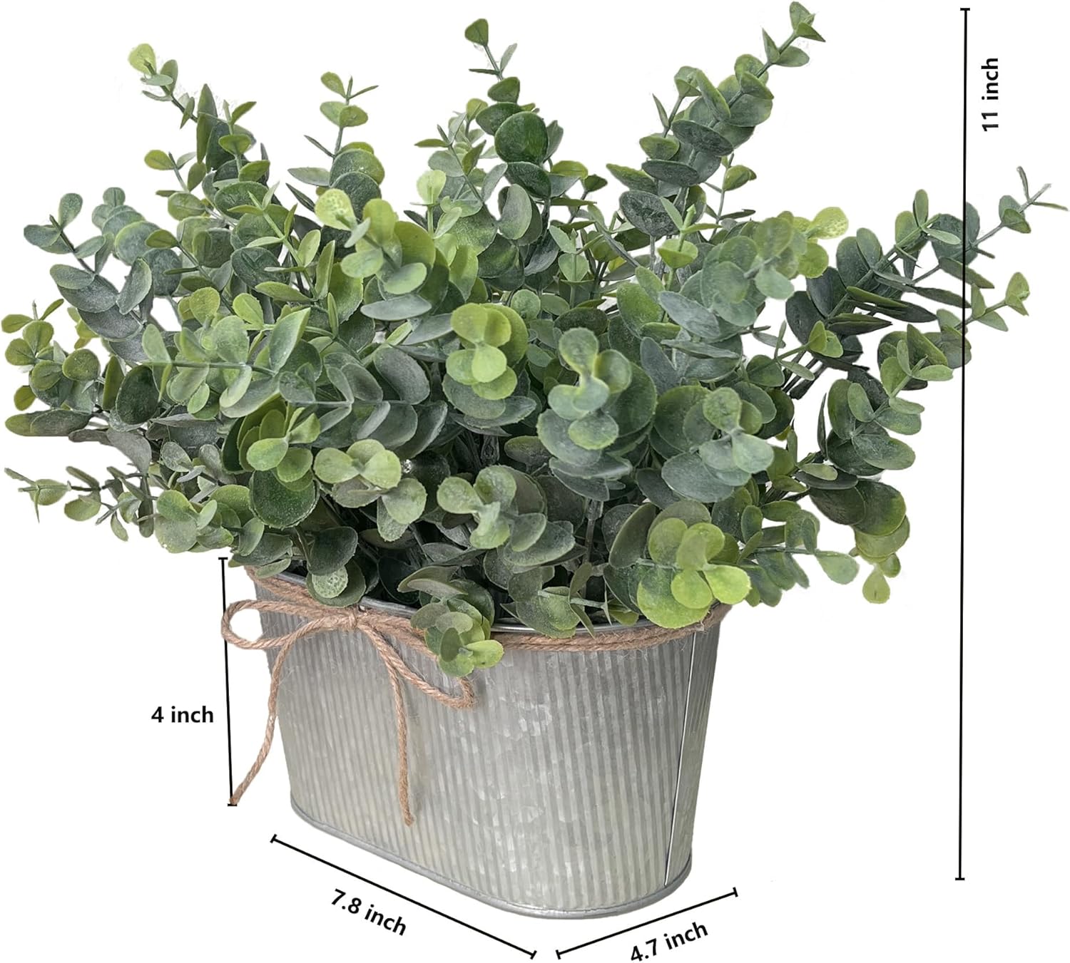 Hopeme Artificial Eucalyptus Leaves Table Centerpiece