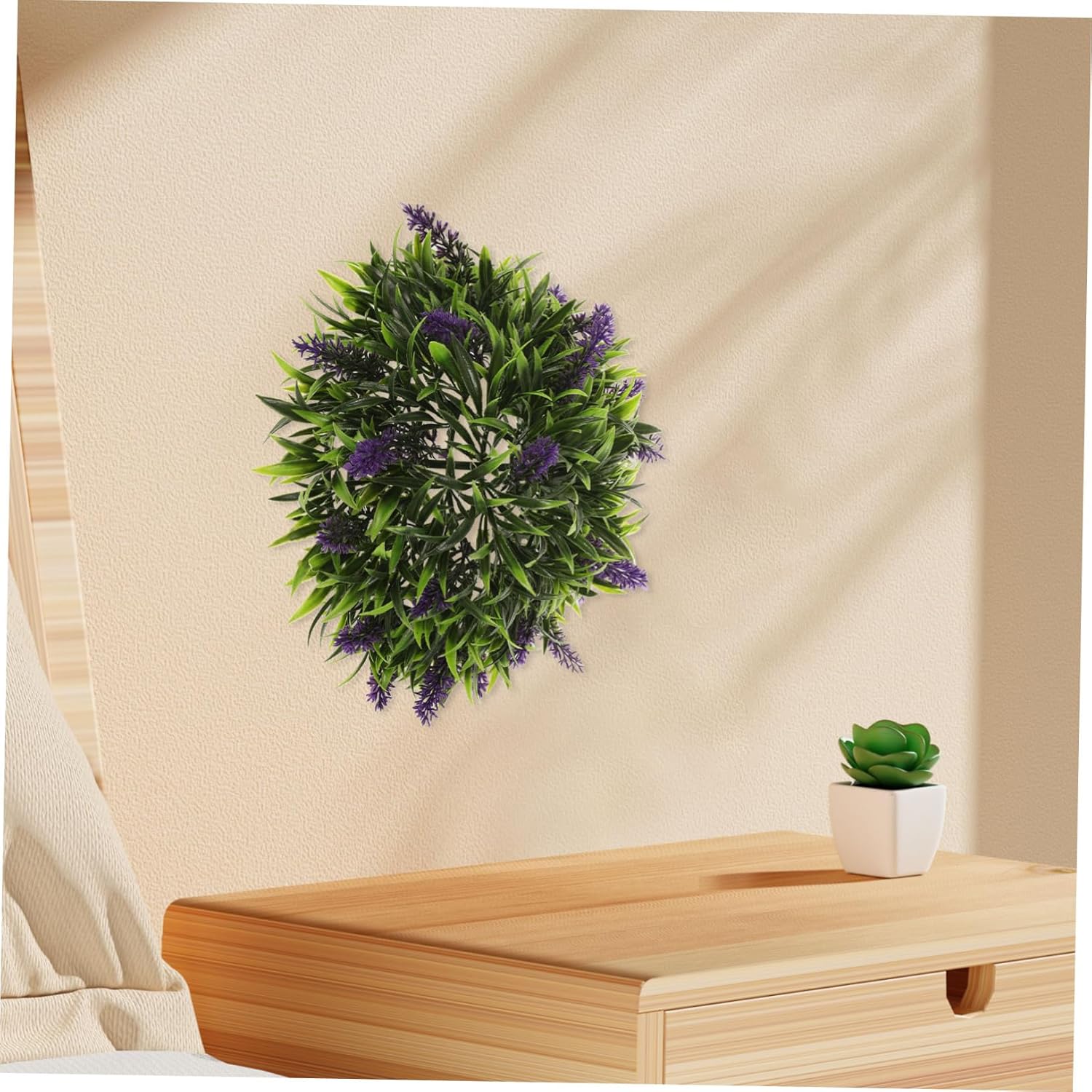 Wakauto Artificial Lavender Topiary Decor Ball