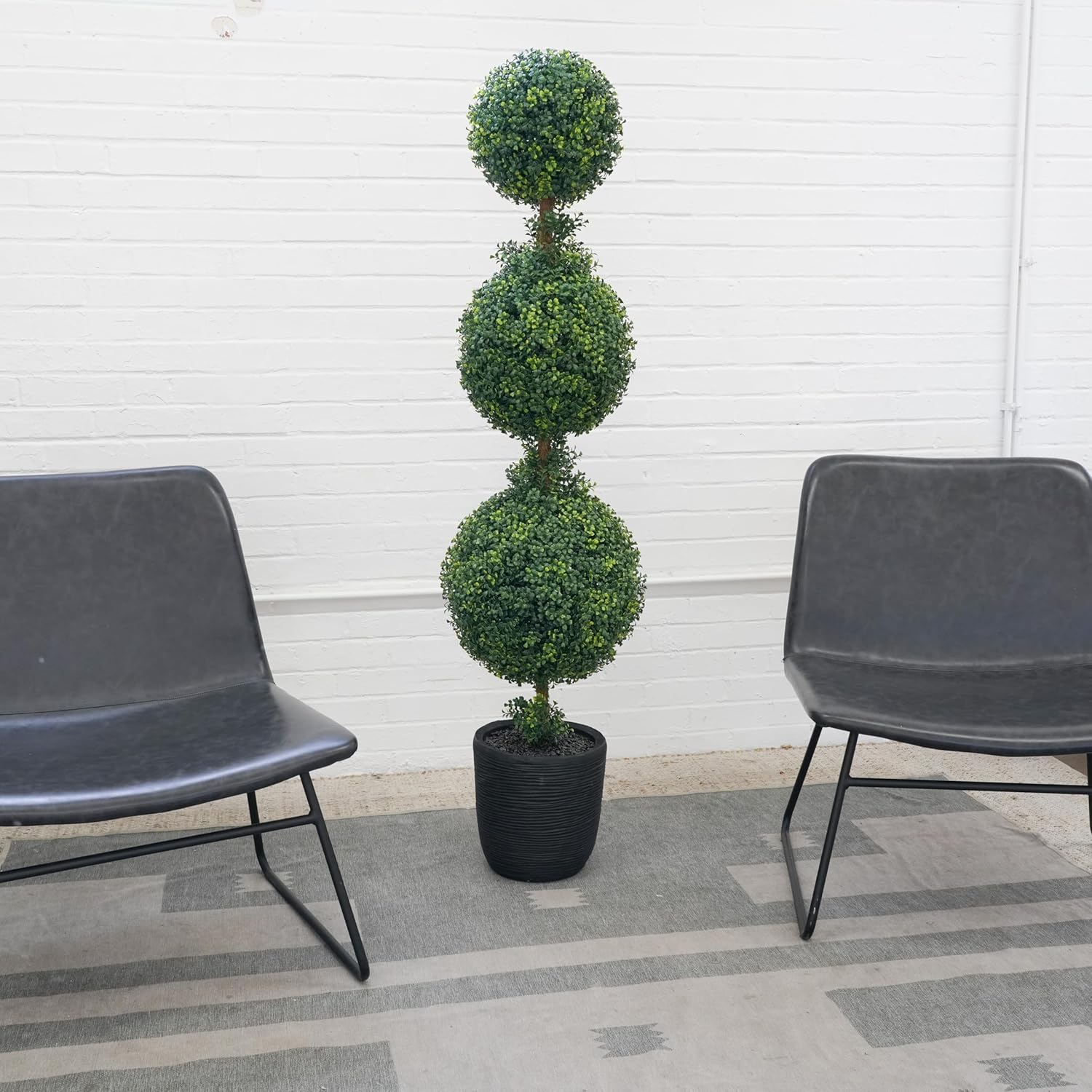 Natures Elements 5 Foot Triple Ball Topiary