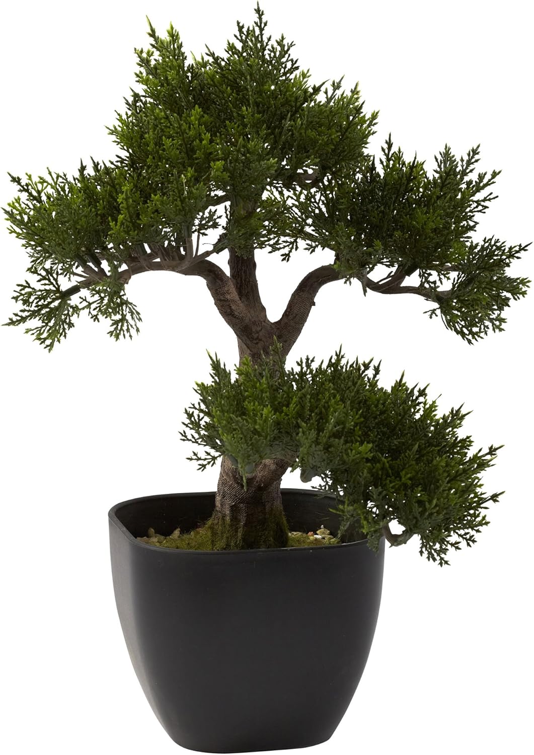 Nearly Natural 4966 Cedar Artificial Tree 15 Inch Green