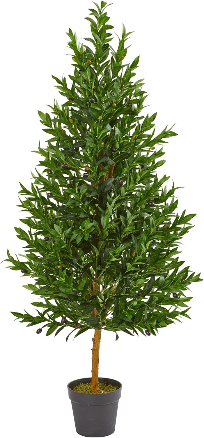 Nearly Natural 45ft Olive Cone Artificial Tree