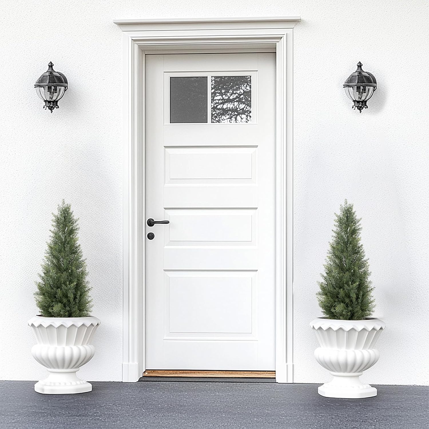Bellacat 3ft UV Resistant Artificial Topiary Trees 2Pack 1